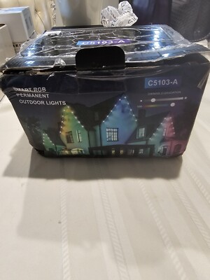 sympa Permanent Outdoor Lights, 100 ft Outdoor String Lights with 72 Scene...