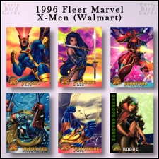 1996 Fleer Marvel X-Men (1-100) Walmart / Pick Your Cards / Fridge Magnet Option