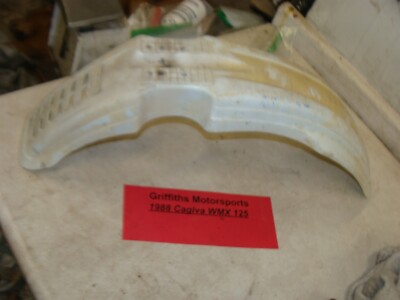 1988 CAGIVA WMX 125 oem AHRMA WRK acerbis front fender mud guard