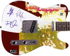 Album couverture autographe Led Zeppelin LP CD DVD photo guitare 