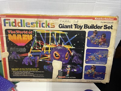 Vintage Fiddlesticks World Of Mazu Giant Toy Builder Set 0558