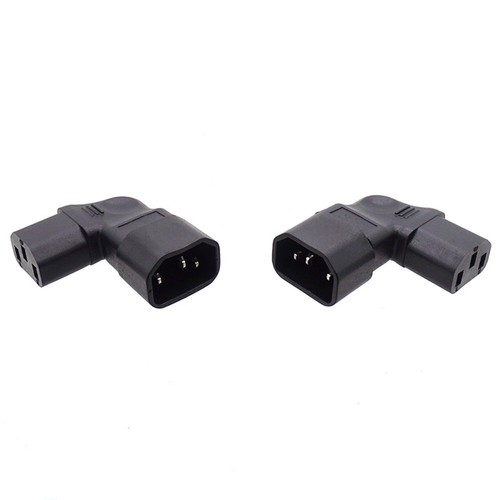90 Angled Conversion Socket Conversion Plug IEC Connector AC Plug Power Adapter - Picture 7 of 16