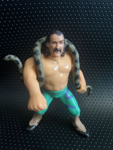 WWF Hasbro Jake The Snake w/ Damien - Vintage Tita...