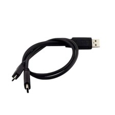 USB 2.0 A Male to USB 3.1 Type C  Micro USB B Male Data Charger Y Adapter Cable