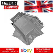 STRONG GREY MAILING BAGS POLY POSTAL POST POSTAGE SELF SEAL ALL SIZES