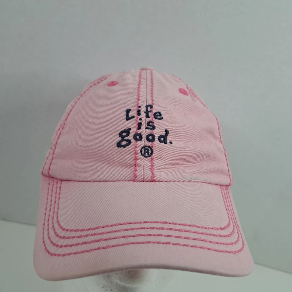 Gorra ajustable Life Is Good niños niñas talla pequeña 2T-4T Foto 2 de 4