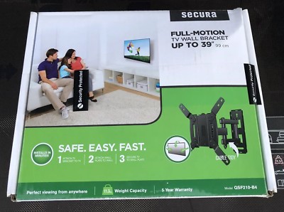 SECURA kleine gelenkige vollbewegliche TV-Wandhalterung max. 39 Zoll brandneu
