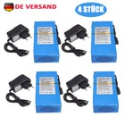 4Stk Tragbare Wiederaufladbare 12V 20Ah Li-on Batterie DC122000 Für CCTV Kamera