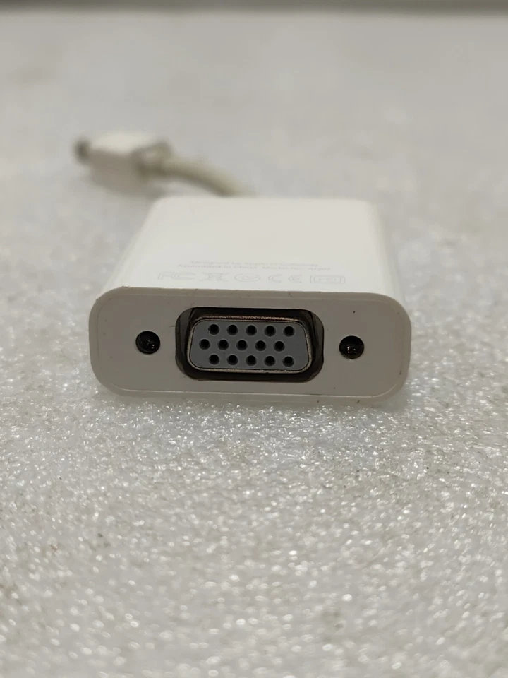 Used Genuine Apple mini Display Port to VGA Video Dongle Adapter S - Image 3 of 4