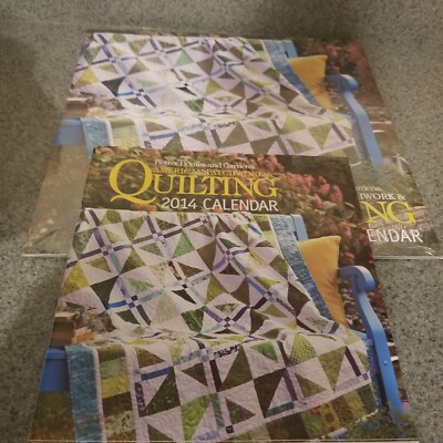 Better Homes & Gardens American Patchwork Quilting 2014 Calendar WITH PATTERNS