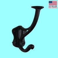 Robe Hook Wroight Iron Double Rsf 4 H| Renovator's Supply on sale Robe Hook Wroight Iron Double Rsf 4 H| Renovator's Supply on sale