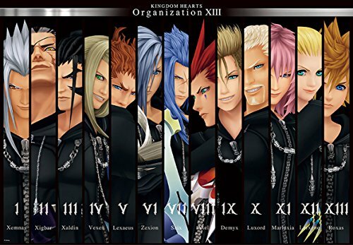 Kingdom Hearts Organization Xiii 1000pcs Jigsaw Puzzle Tenyo Japan At0224 For Sale Online Ebay