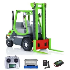 Metal 1/14 Scale RC Hydraulic Forklift Transfer Car RTR Construction Vehicles