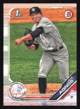 2019 Bowman Draft JAKE AGNOS 1st Year Baseball card NEW YORK YANKEES #72