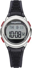Kangaroos Chronograph Armbanduhr Kinderuhr schwarz Jungenuhr  (2063)