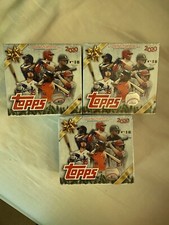 Lot of 3 2020 Topps Holiday baseball mega box