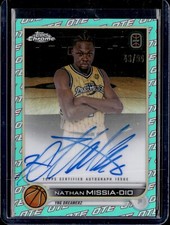 2022-23 Topps Chrome OTE Nathan Missia-Dio Aqua & Red Refractor Auto /99