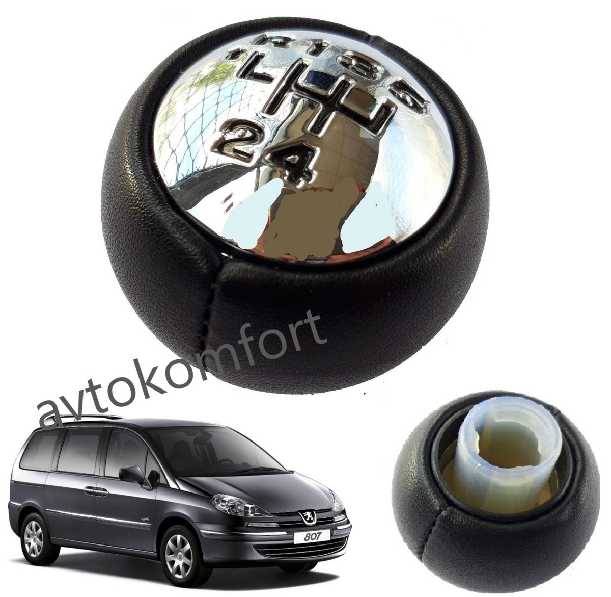 Composants De Pommeau De Levier De Vitesse Pour CITROËN JUMPY