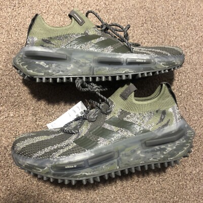 Adidas Y2K Hiking Gym Shoes Men s Size 8 NMD_S1 Tiger Stripes - Olive NEW W Tags