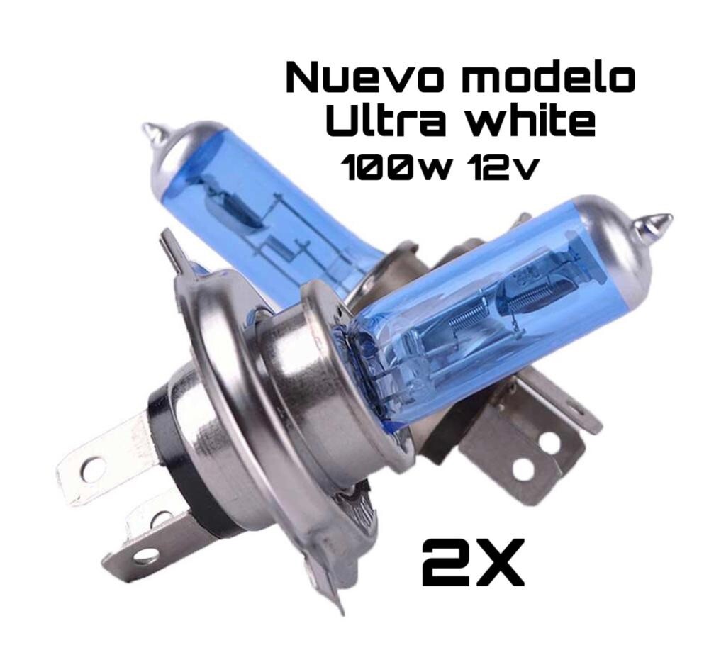 2X BOMBILLAS H7 EFECTO LED ULTRA BLANCAS 100W 12V
