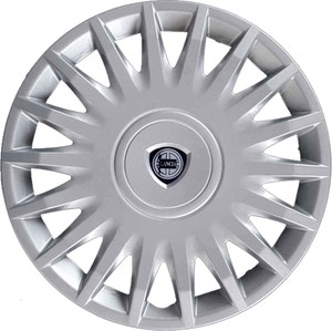 SET 4 COPRICERCHI COPPA RUOTA COPRI RUOTE BORCHIE 15/" UNIVERSALE SENZA LOGO