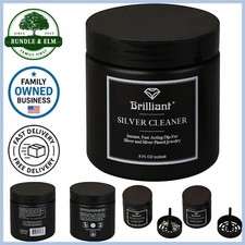 Silver Dip Cleaner Liquid 8oz Fast Tarnish Removal Jewelry Restoration