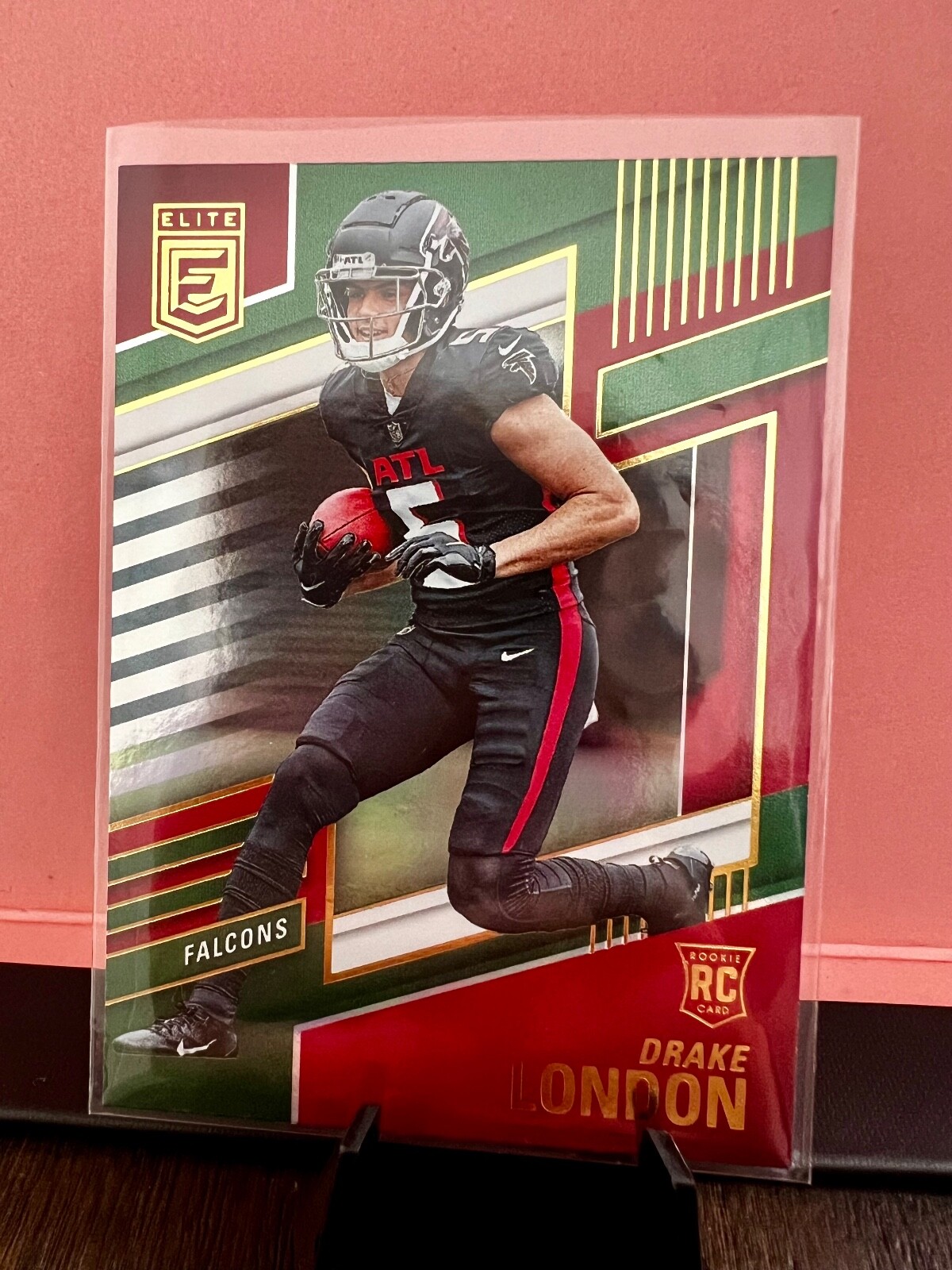 2022 Panini Donruss Elite - Rookies Green #120 Drake London (RC)