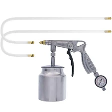 TCP Global Air Rust Proofing and Undercoating Gun with Gauge & Suction Feed Cup