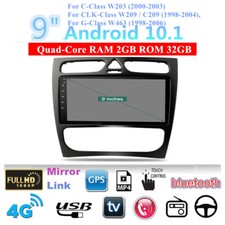 9'' Android 10.1 Car Stereo Radio 2+32GB GPS For Mercedes-Benz W203 W209 W463