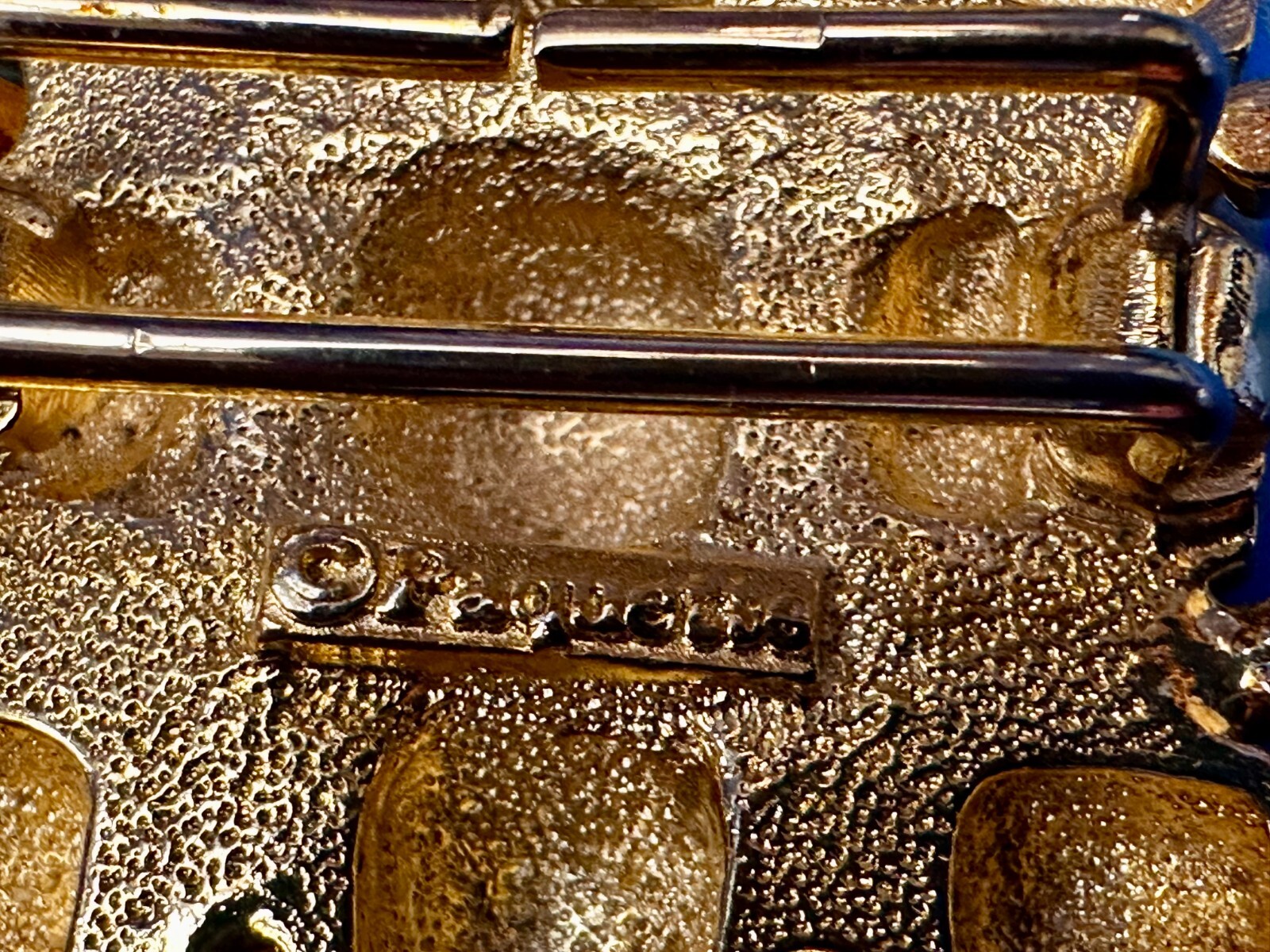 Tic Tax Toe Square Two Piece Interlocking Gold To… - image 8