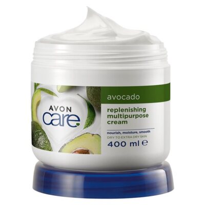 (1L/11,23 ) AVON CARE Mehrzweckcreme für Gesicht, Hände & Körper Avocado 400 ml