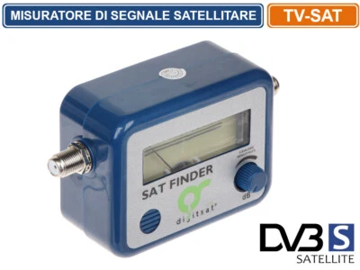 DIGISAT MISURATORE DI CAMPO INDICATORE DI SEGNALE PER ANTENNE SATELLITARI SAT FINDER
