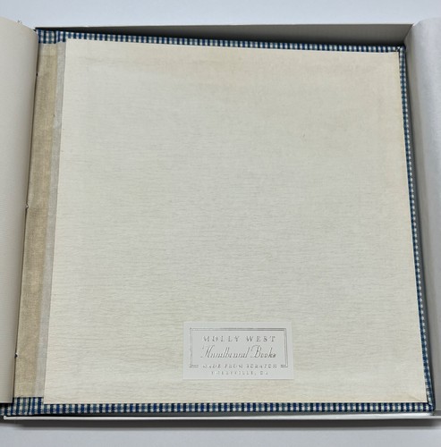 NEW Molly West Handbound Baby's 1st Year Heirloom Keepsake Book Sailboat *RARE* - Picture 10 of 11