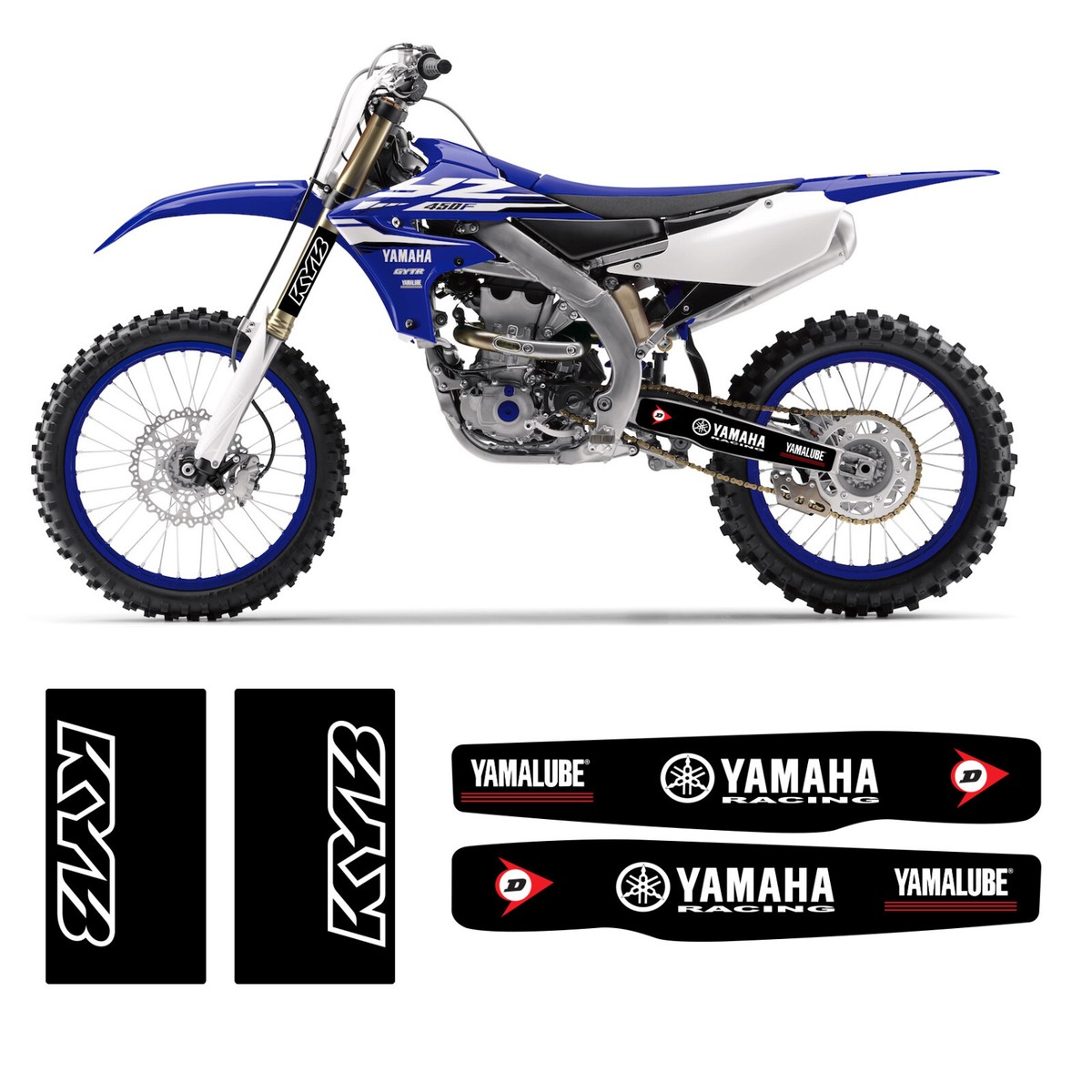 YAMAHA YZ250F YZ450F RENTHAL DUNLOP DID LAMINATED SWINGARM