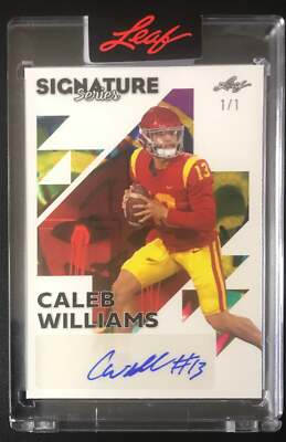 2023 Leaf Signature Series Football Auto Caleb Williams 1/1 | eBay