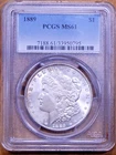 1889 Morgan Dollar PCGS MS61 Nice Silver Coin!