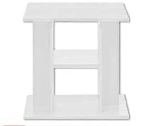 DIVERSA Aquarium Unterschrank Budget, Aquarienunterschrank 60 x 30 x 60 Weiß