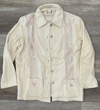 Vintage Tudor Court By Haband Woman’s Sweater Jacket Size M New In Package
