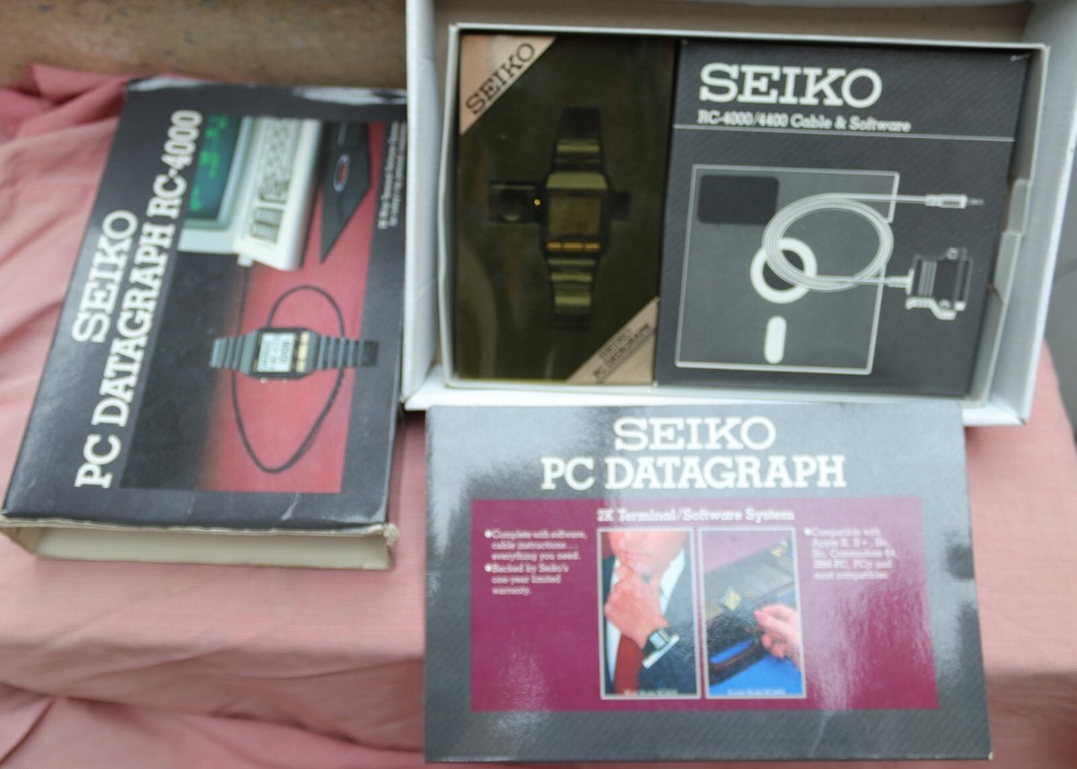 SEIKO RC-4000 PC DATAGRAPH NEW IN BOX, NEVER USED, WATCH