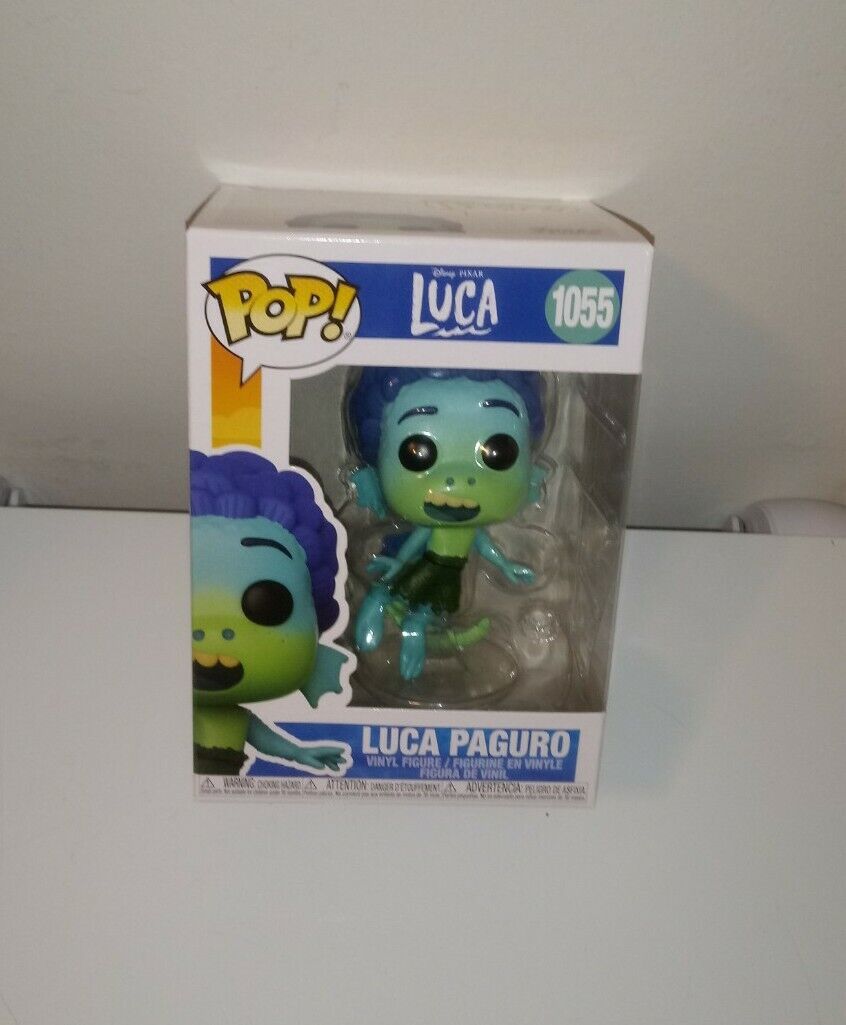 Funko Pop Disney Pixar Luca Paguro (Sea Monster) #1055 box damage Italy