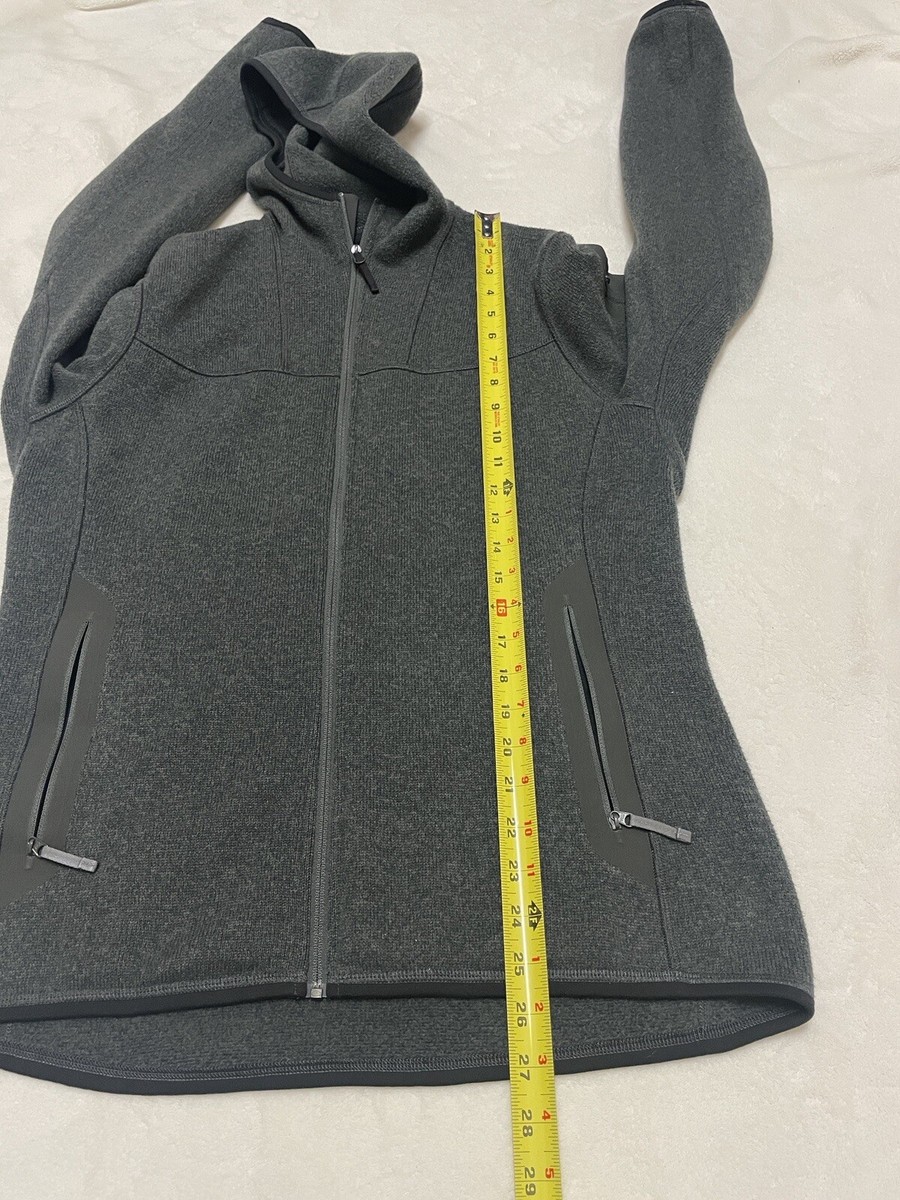 Arc'teryx Covert Fleece Women's Size L Hoodie Dark Grey Full Arc'teryx Covert Fleece Women's Size L Hoodie Dark Grey Full