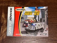 Matchbox Crosstown Heroes Cross Town Nintendo Gameboy Advance Manual Only