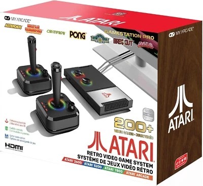 ATARI My Arcade GameStation Pro Plug N Play Videospielkonsole 200 Spiele NEU OVP