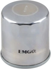 Emgo Micro-Tech Chrome Oil Filter (10-82222)