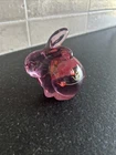 Fenton/Lennox Easter  Glass pink "Rosie" Rabbit/Bunny handpainted