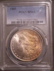 1885-P Morgan Silver Dollar - PCGS MS64 Toner