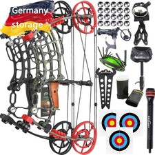 30-60lbs Compoundbogen Stahlkugel Pfeil Dual-use Angeln Jagd Bogenschießen Bogen