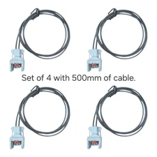 For Ford Transit Connect 1.8 TDCi Fuel Injector Plug with Pigtail Wiring kit x 4