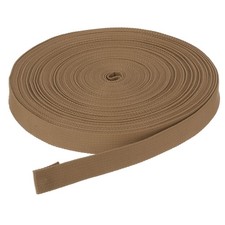 25Yard x 3/4" Width Nylon Webbing Strap Poly Flat Webbing Strapping Light Brown
