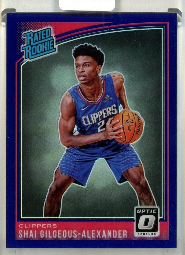 2018-19 Panini Donruss Optic Shai Gilgeous-Alexander Purple #162 Rated RC